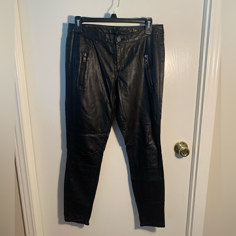Blank NYC EUC black vegan leather pants Size 27